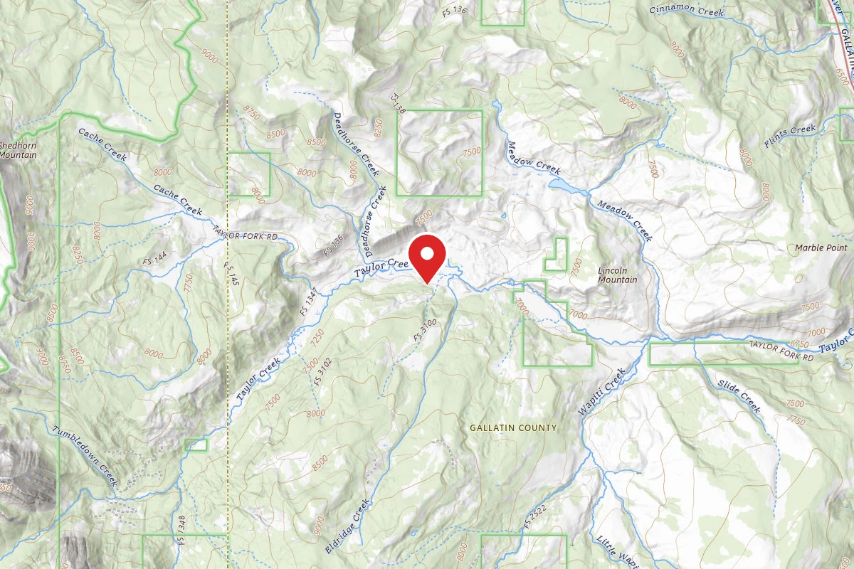 Custer Gallatin Dispersed Campsite TFORK 009