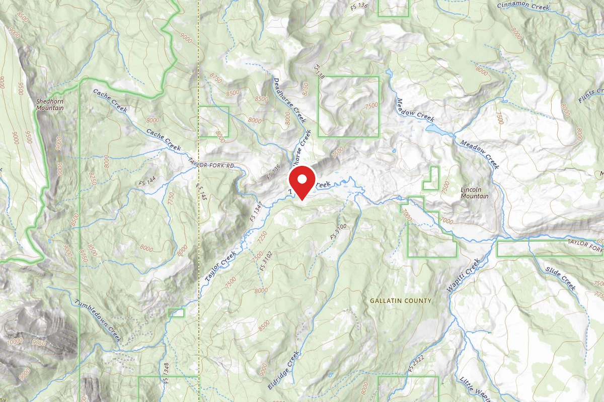 Custer Gallatin Dispersed Campsite TFORK7.2-011