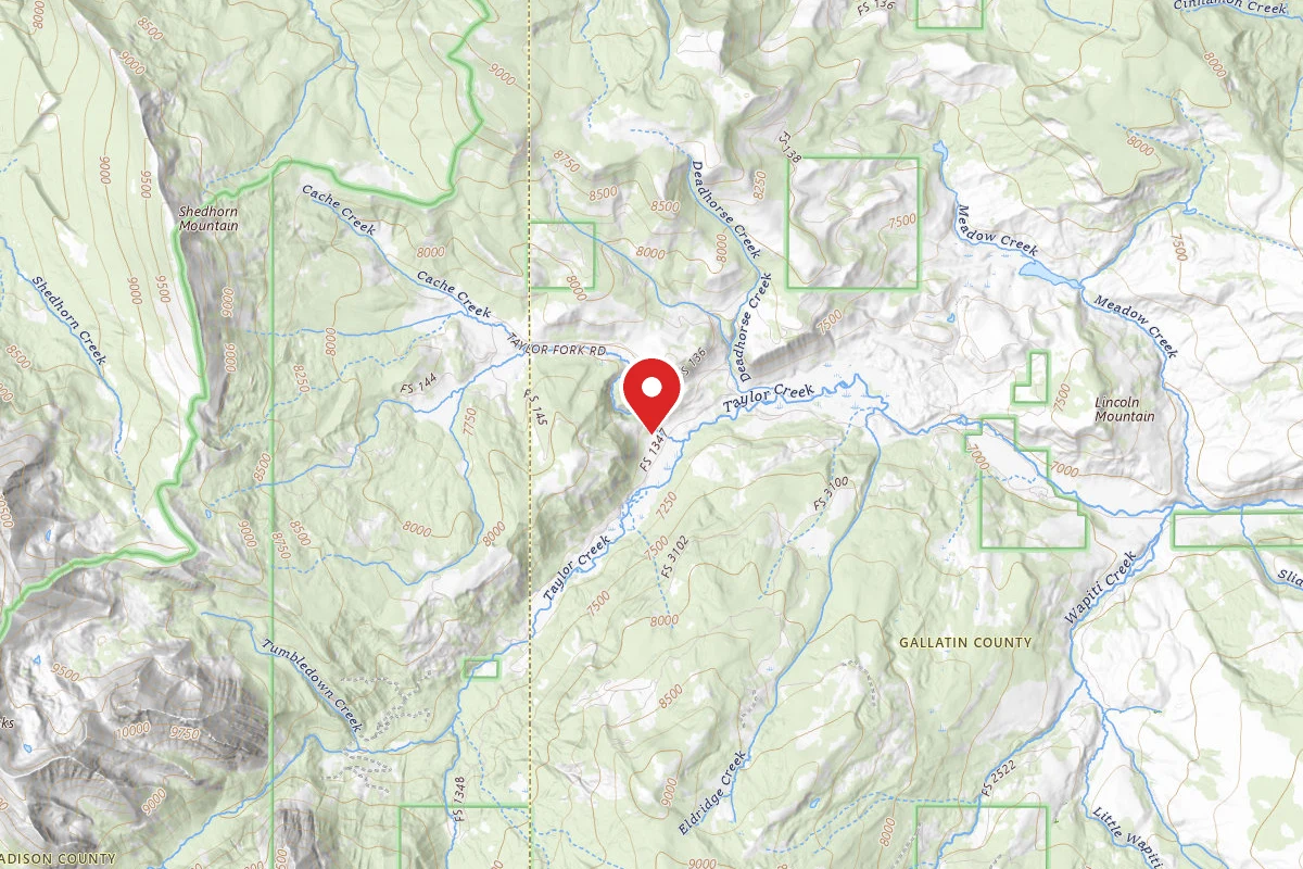 Custer Gallatin Dispersed Campsite TFORK 8.3-016