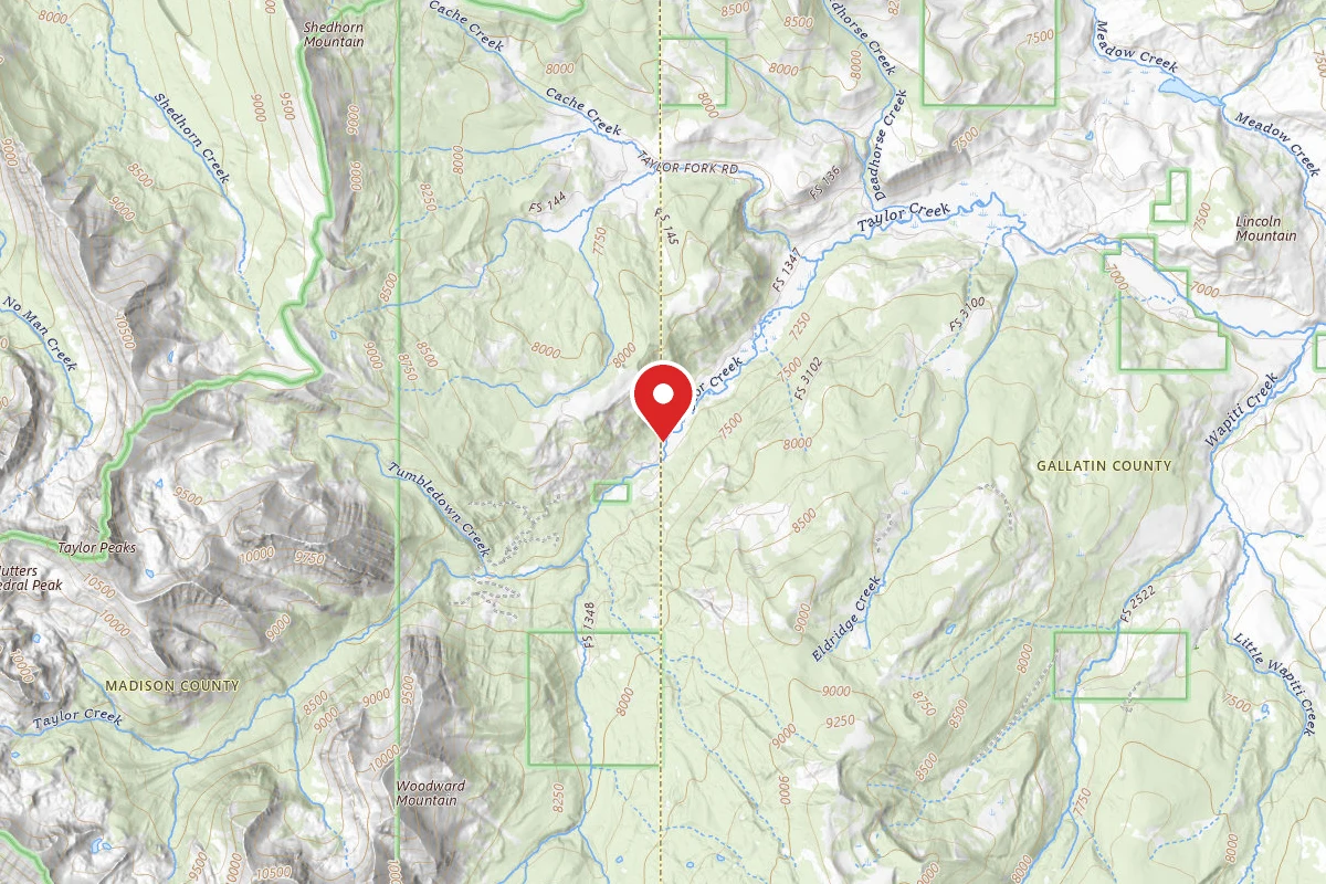 Custer Gallatin Dispersed Campsite TFORK 10.1