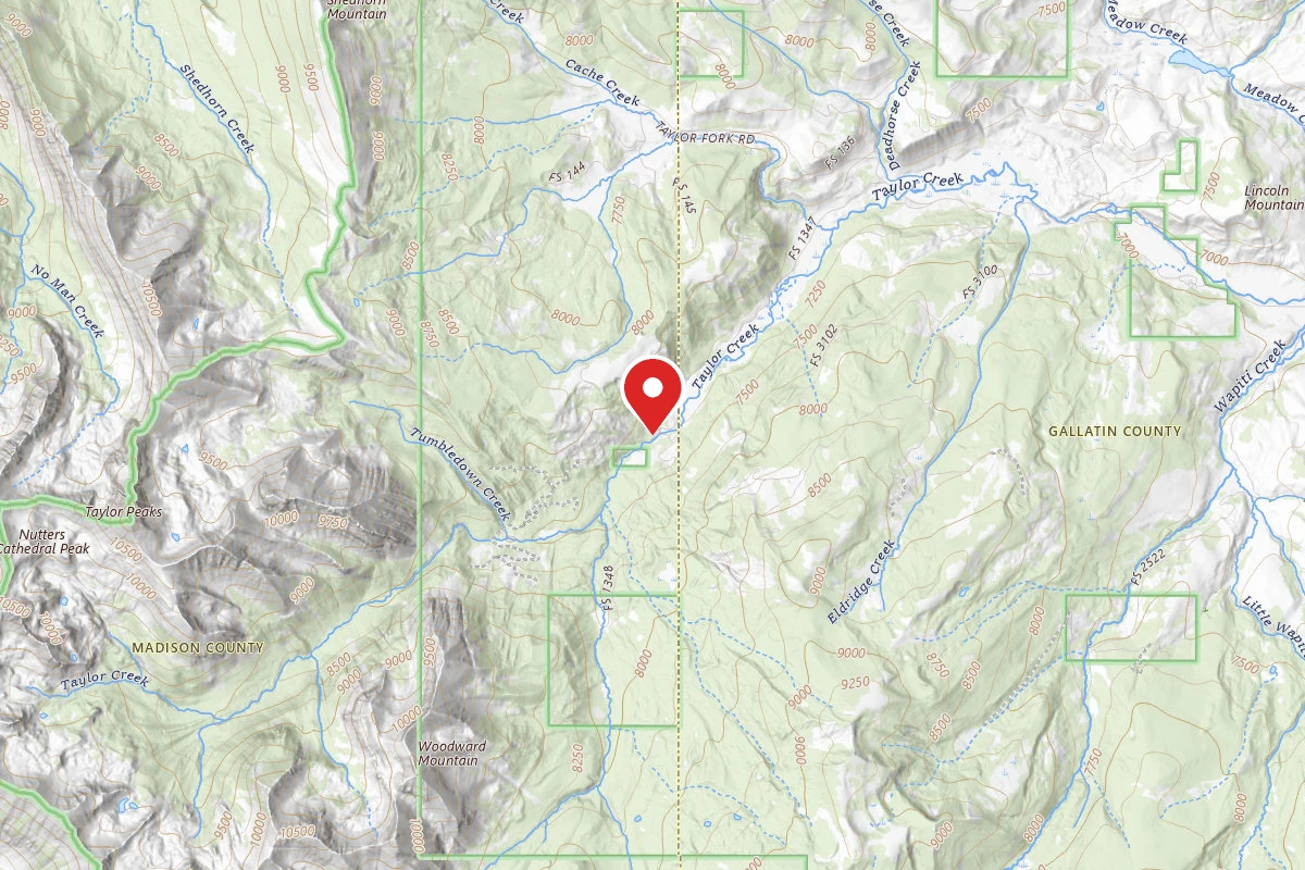 Custer Gallatin Dispersed Campsite TFORK END-019