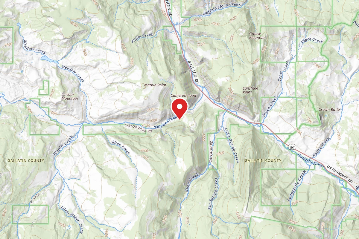 Custer Gallatin Dispersed Campsite TFORK 1