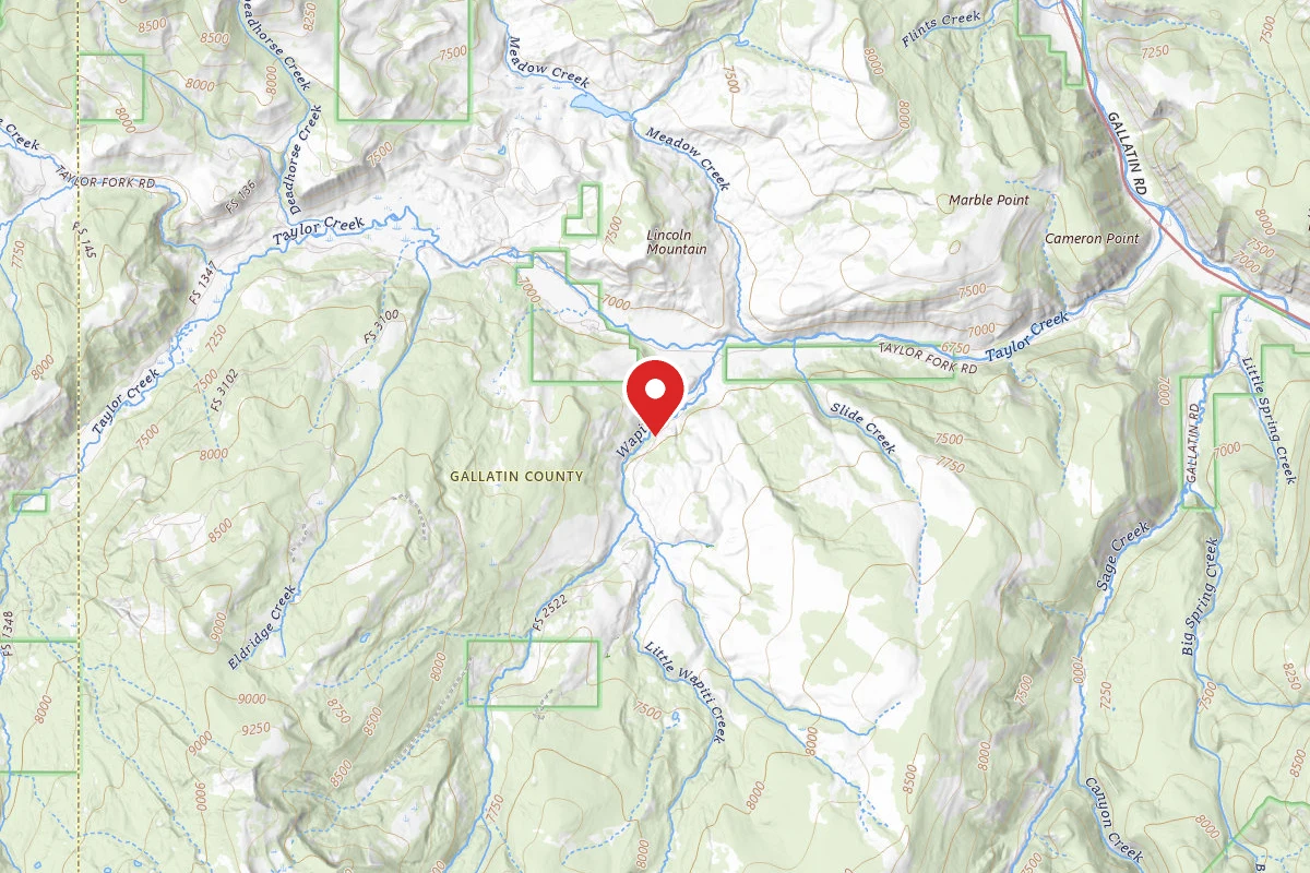 Custer Gallatin Dispersed Campsite UPWAP068