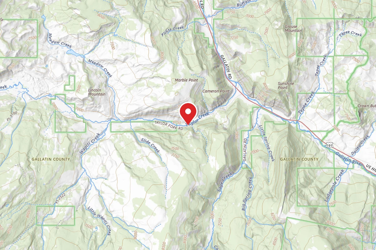 Custer Gallatin Dispersed Campsite LOWTF-1.7-080