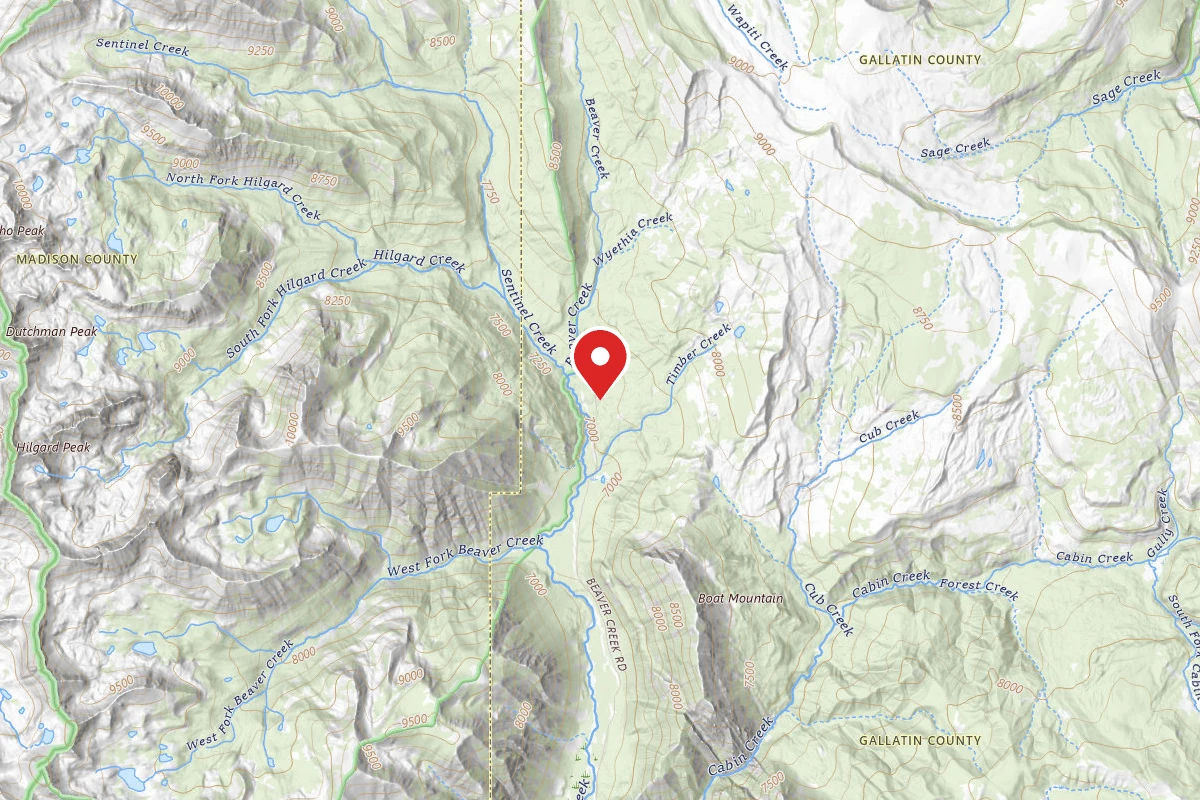 Custer Gallatin Dispersed Campsite CUBCRTRAILHEAD 2