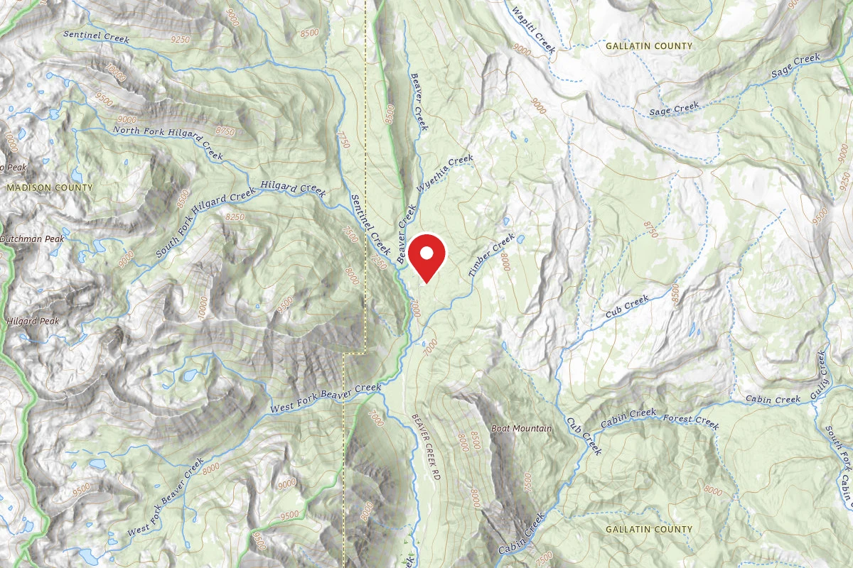 Custer Gallatin Dispersed Campsite CUBCRTRAILHEAD 1
