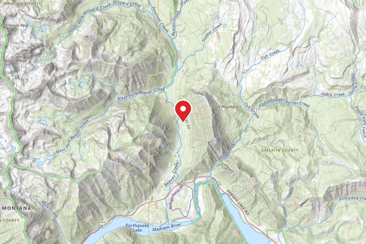 Custer Gallatin Dispersed Campsite BVRCR 1.5 CAMP