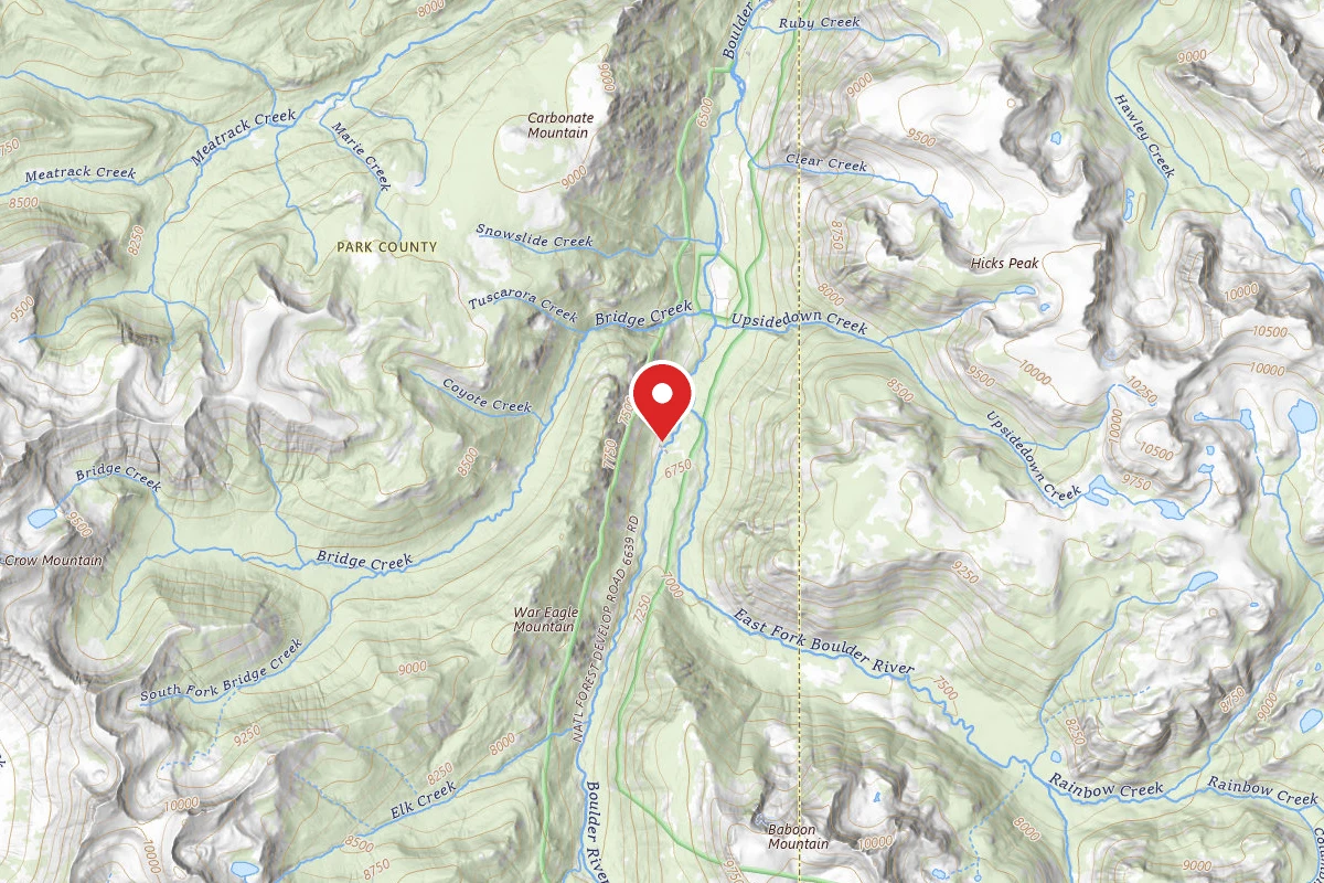 Custer Gallatin Dispersed Campsite BOXCANYON02