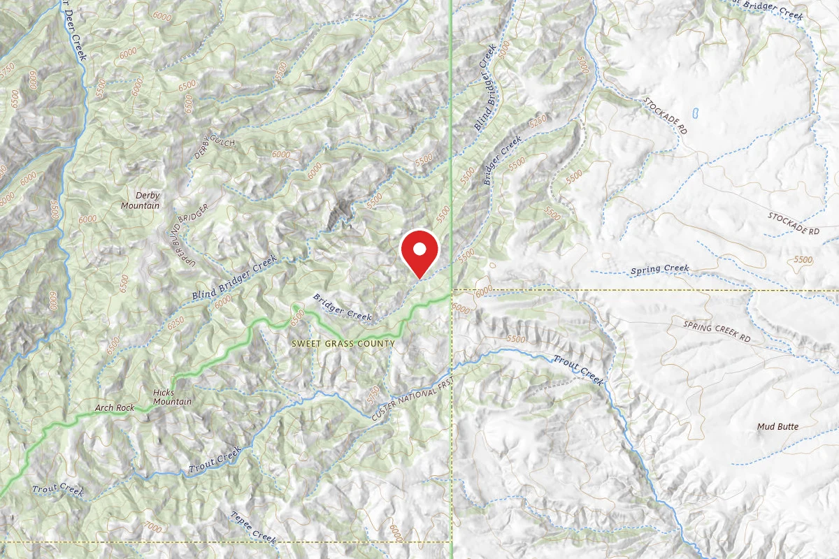 Custer Gallatin Dispersed Campsite MAINBRIDGER-002