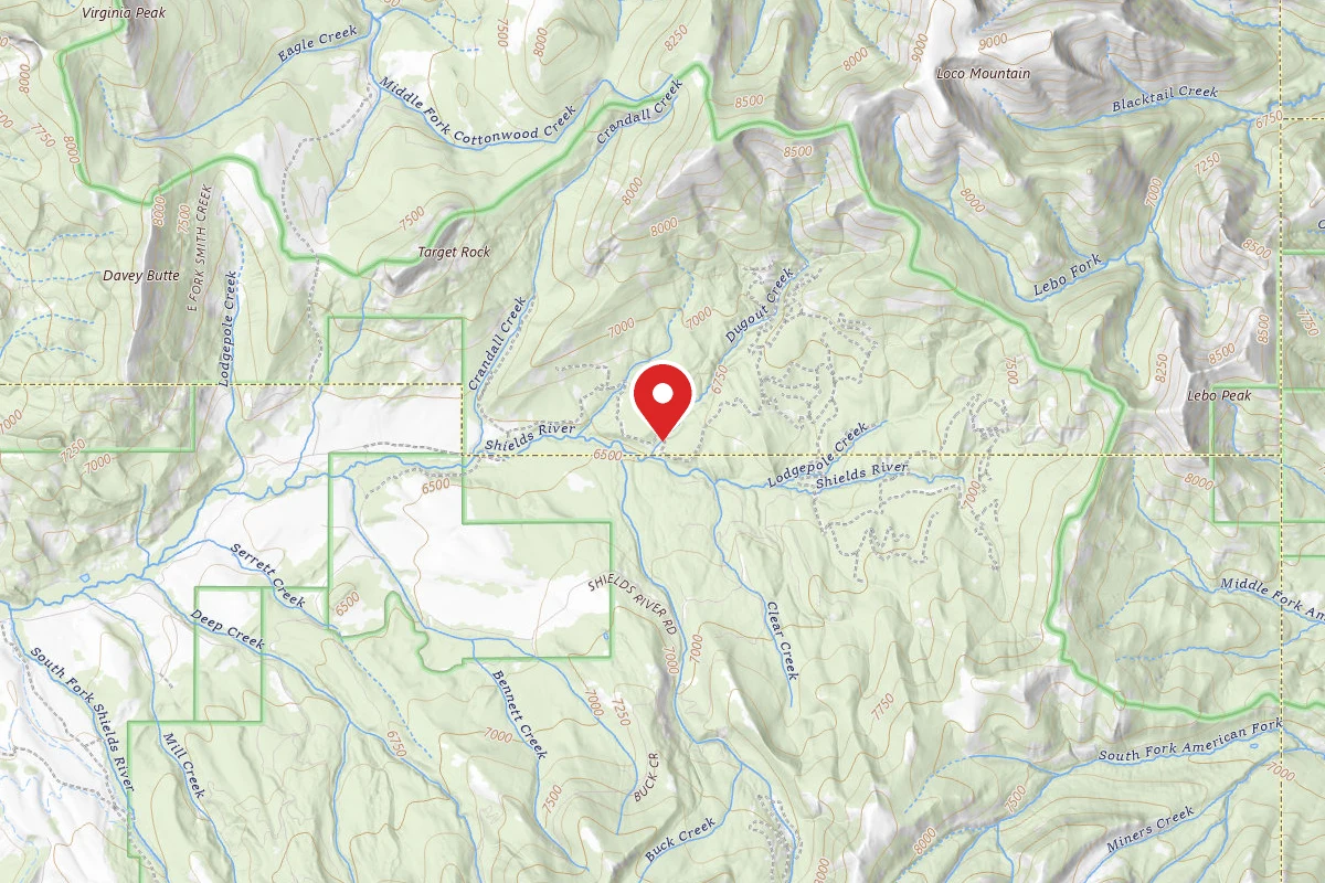 Custer Gallatin Dispersed Campsite SHIELDSLOOP08