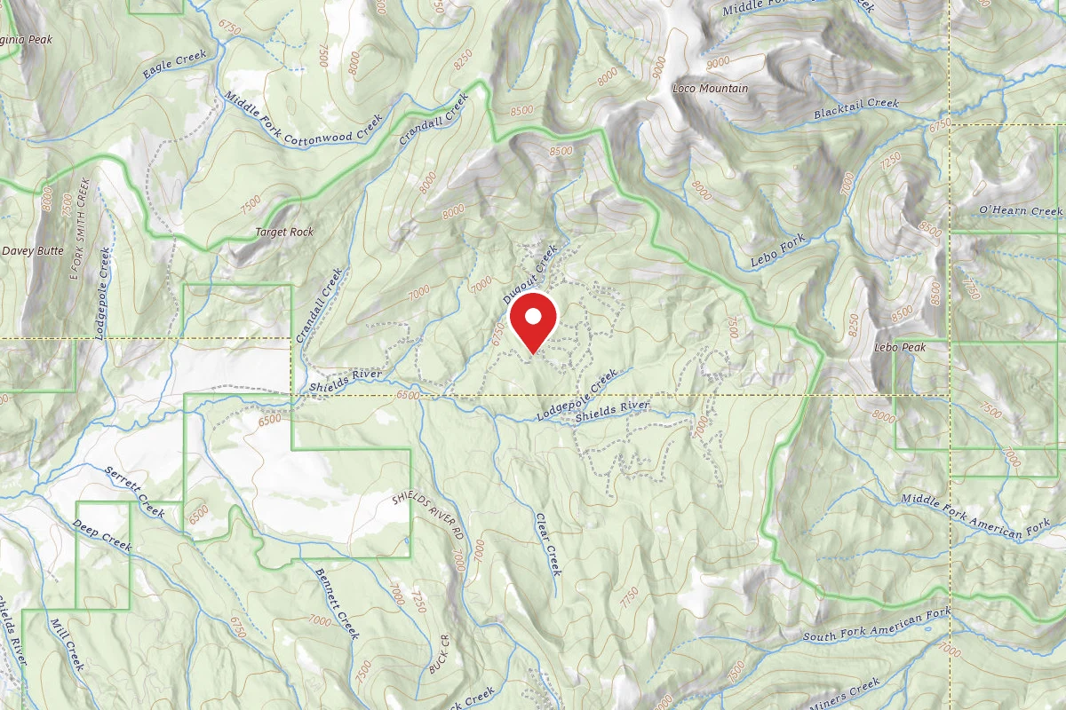 Custer Gallatin Dispersed Campsite SHIELDSLOOP10