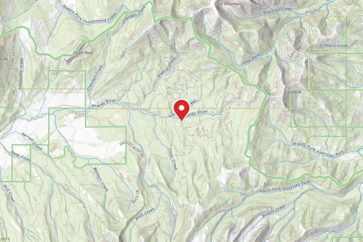 Custer Gallatin Dispersed Campsite SHIELDSLOOP20