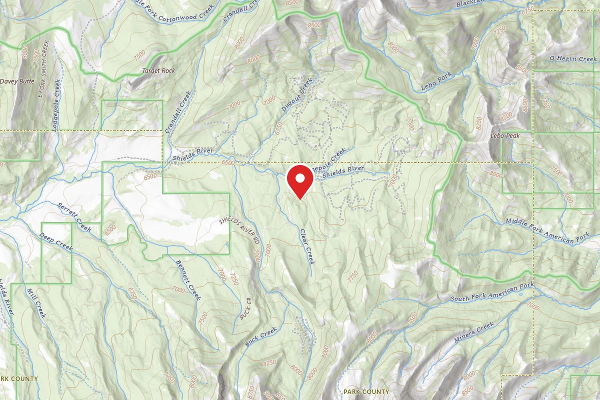 Custer Gallatin Dispersed Campsite SHIELDSLOOP22