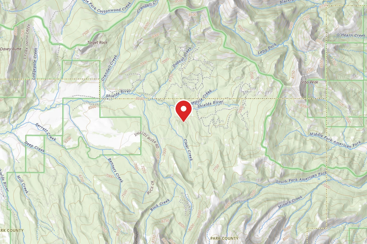 Custer Gallatin Dispersed Campsite SHIELDSLOOP23