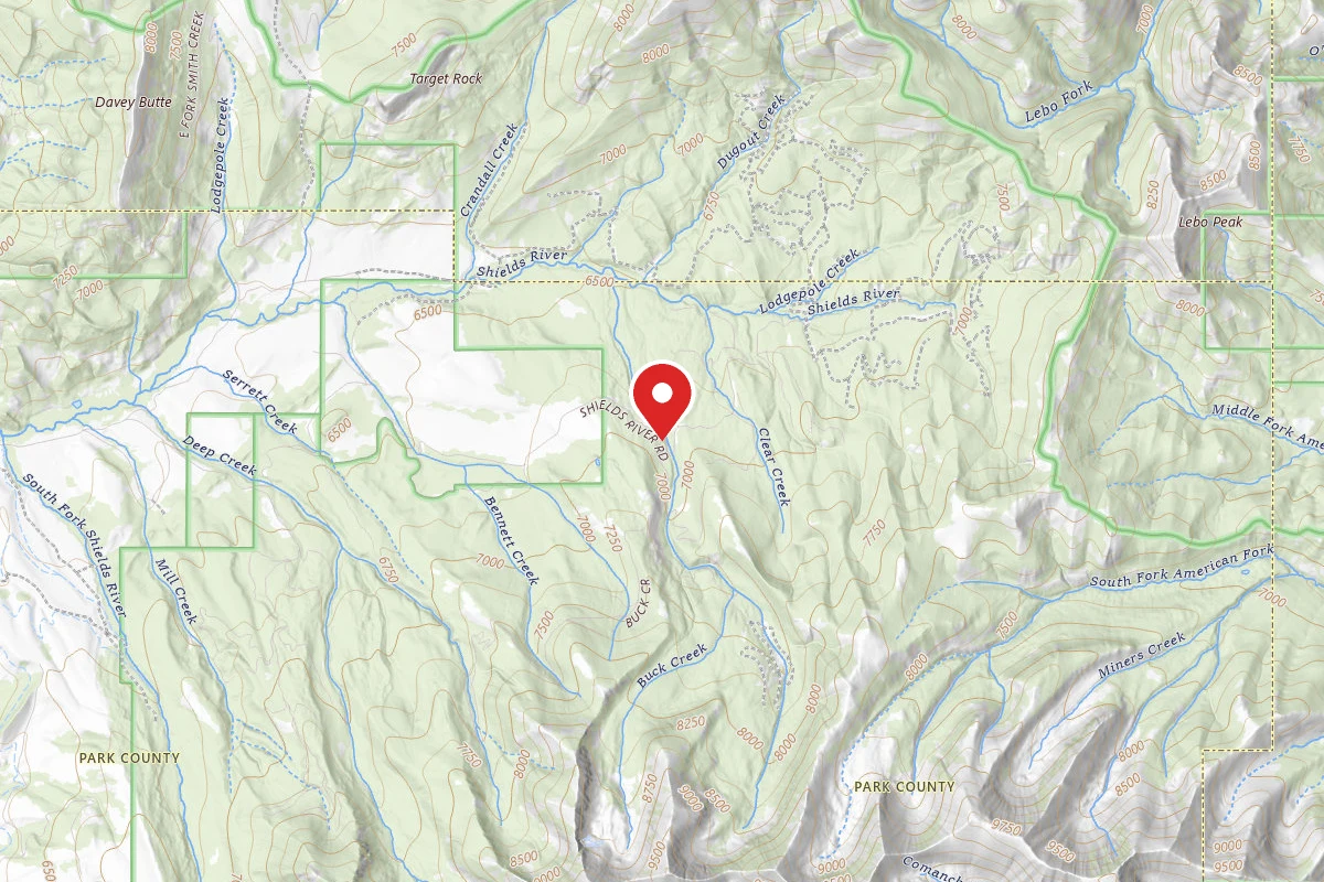Custer Gallatin Dispersed Campsite SHIELDSLOOP26