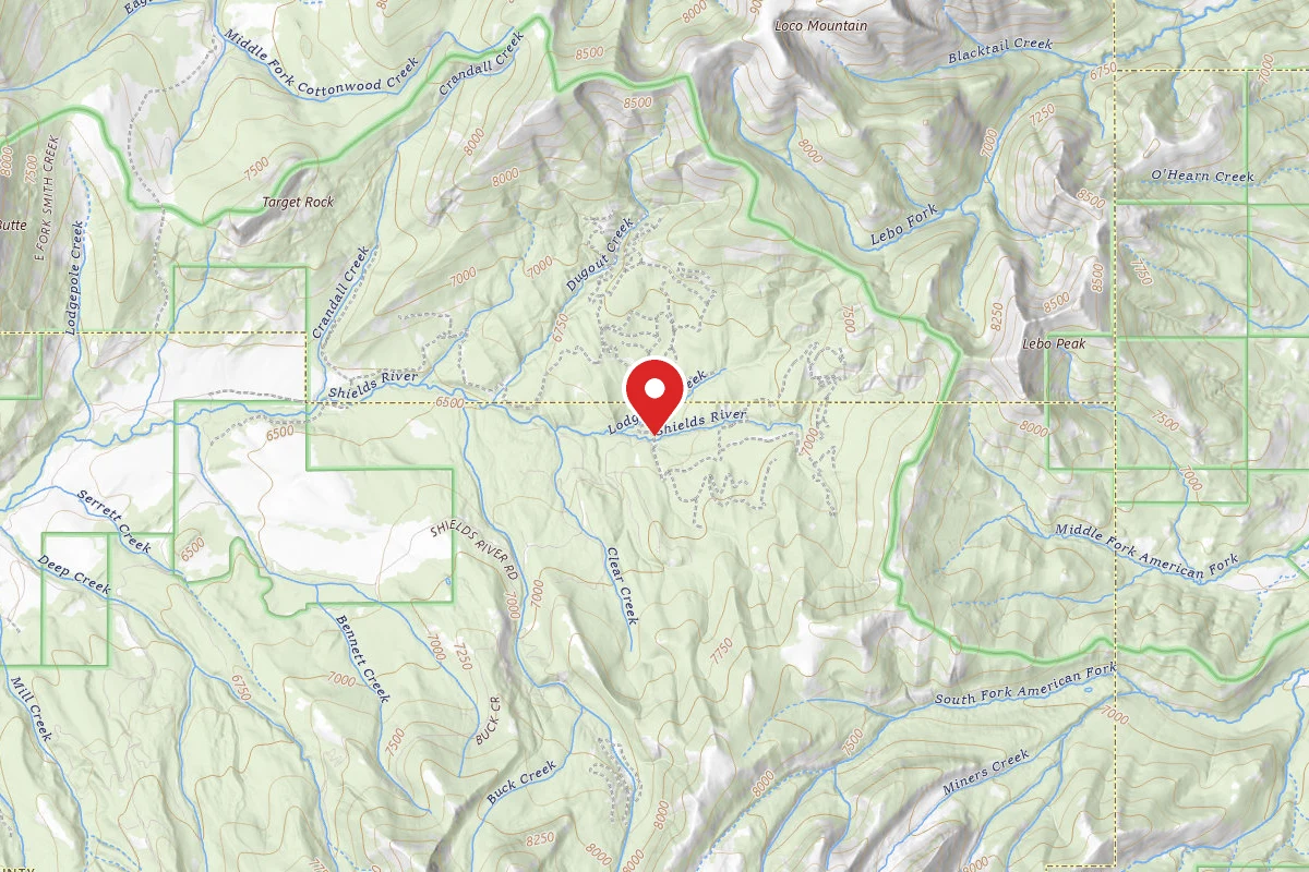 Custer Gallatin Dispersed Campsite SHIELDSLOOP20