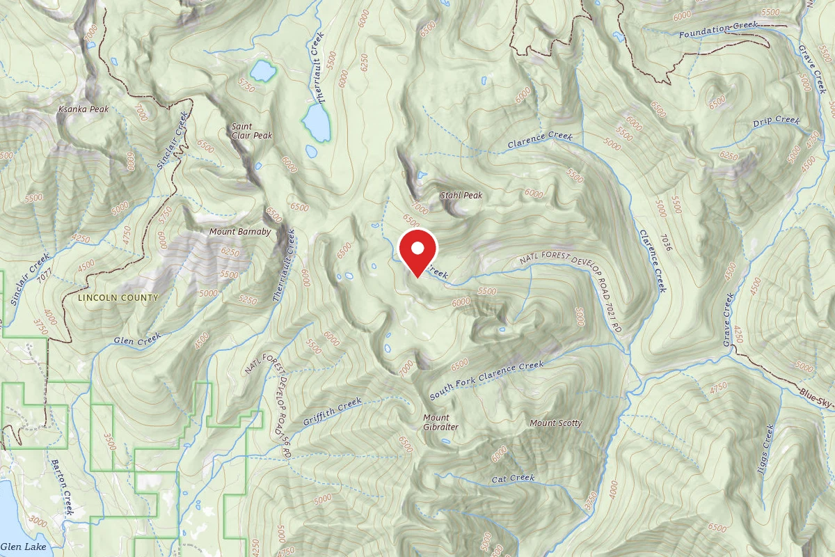 Kootenai Dispersed Campsite RD 7021H CAMP