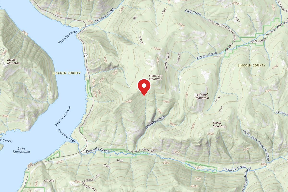Kootenai Dispersed Campsite RD4885-2