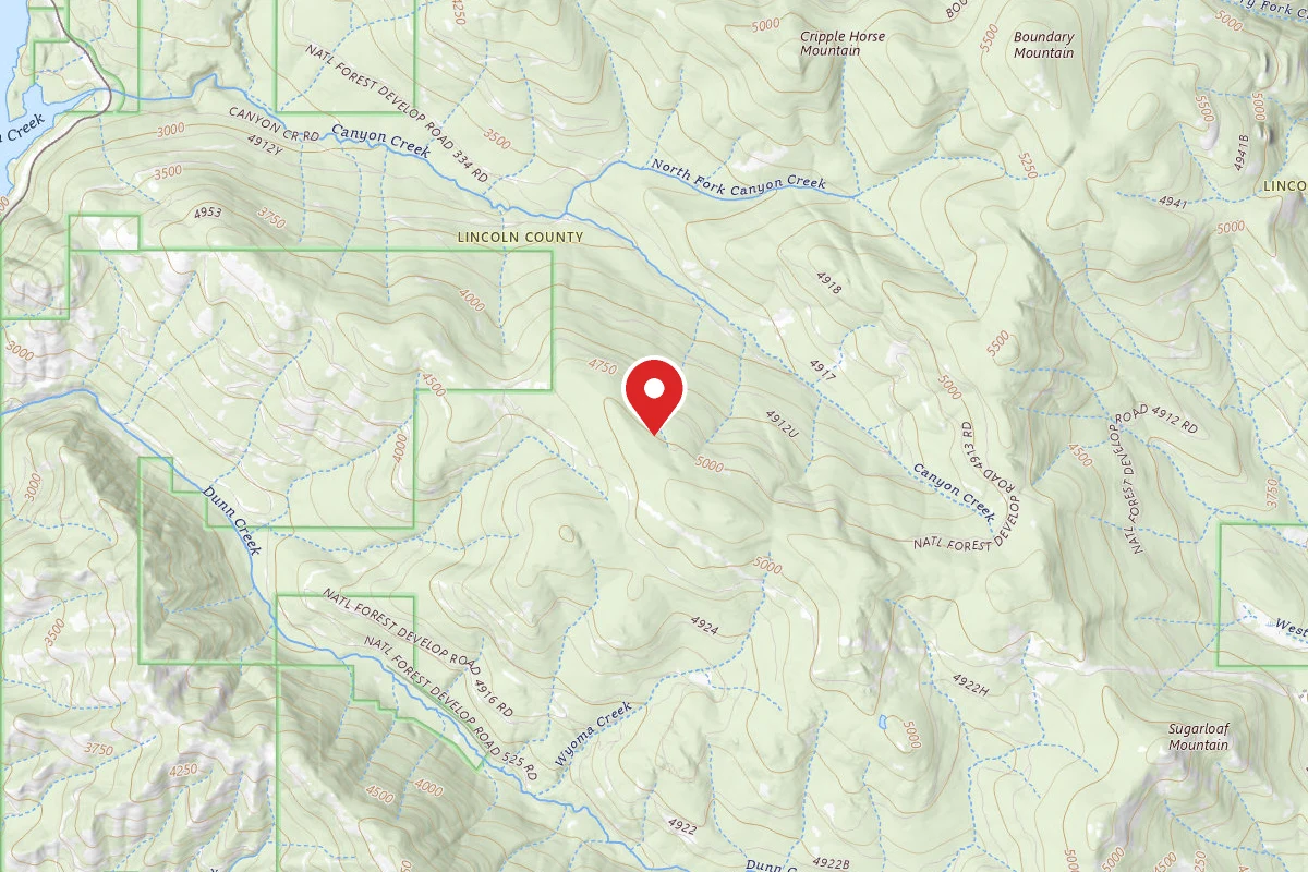 Kootenai Dispersed Campsite RD4913N-A