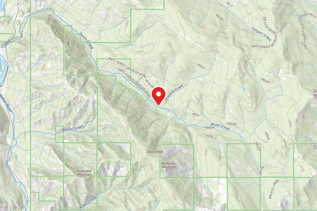 Kootenai Dispersed Campsite RD525