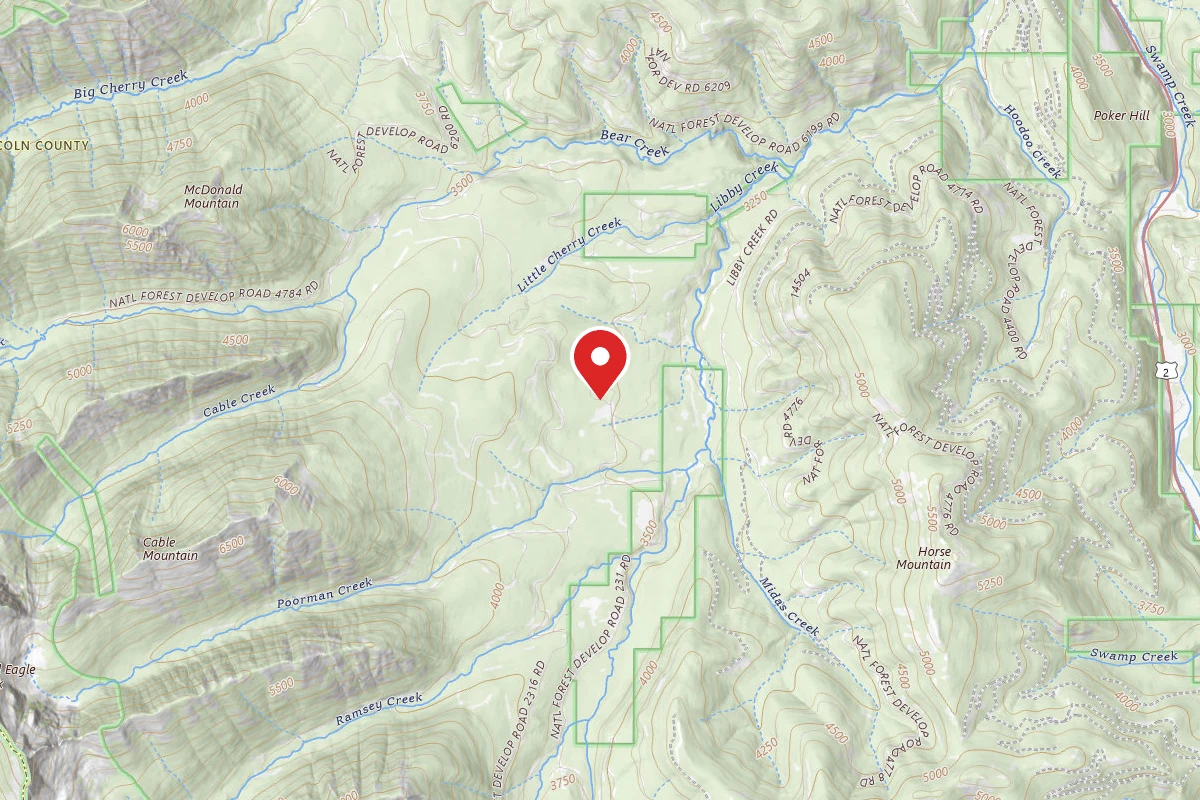 Kootenai Dispersed Campsite RD 6212