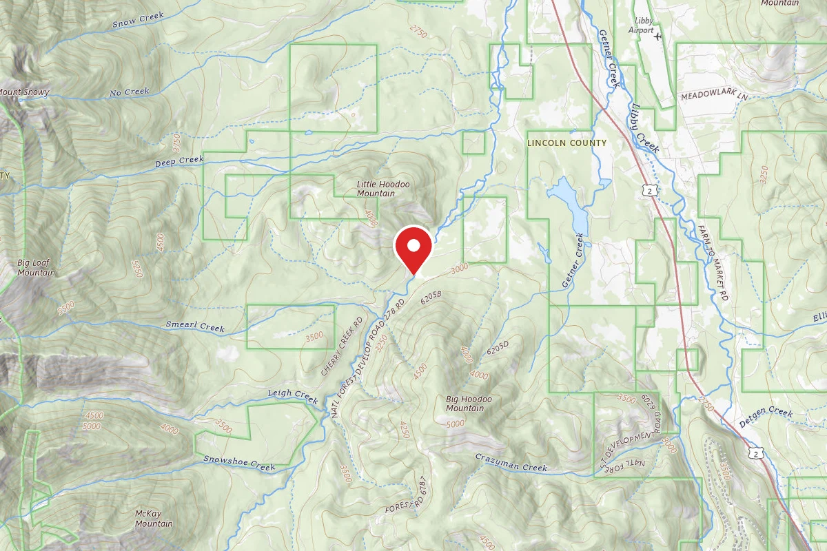 Kootenai Dispersed Campsite RD 867 SITE 4A