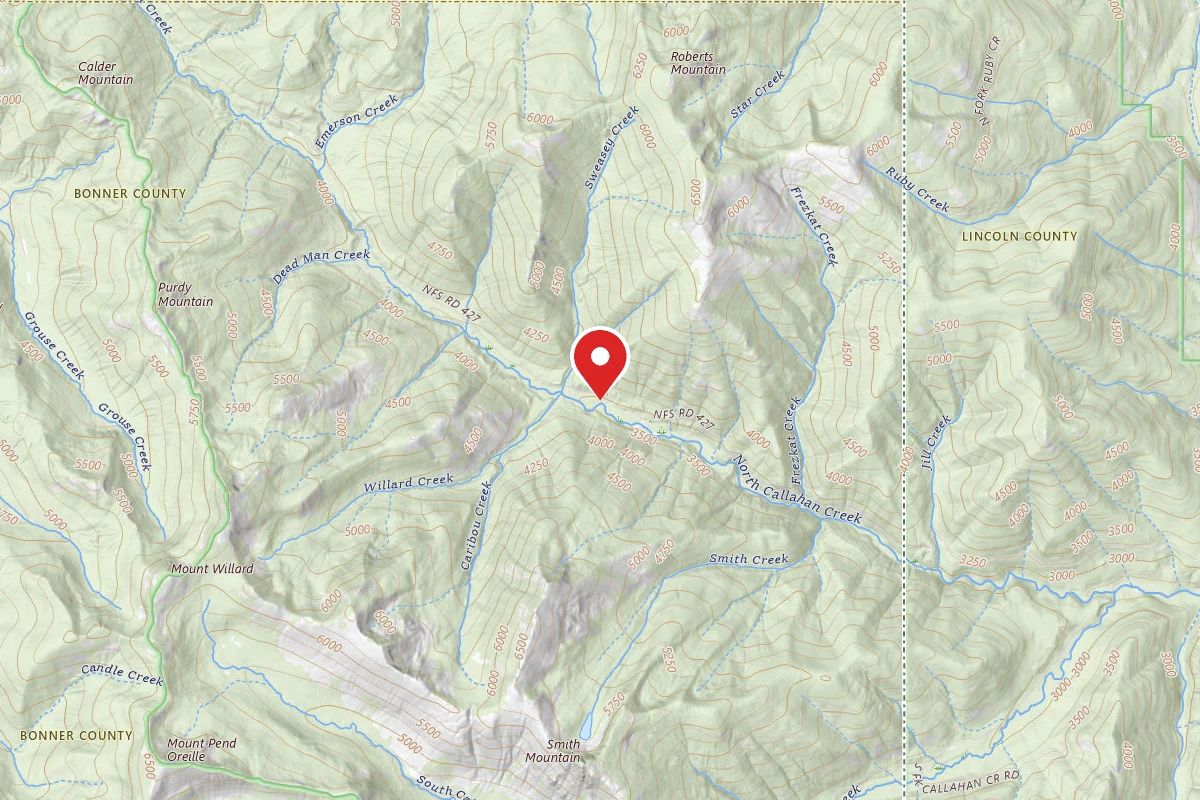 Kootenai Dispersed Campsite RD427-1