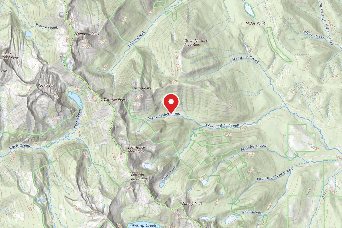 Kootenai Dispersed Campsite RD 6746 SITE 3