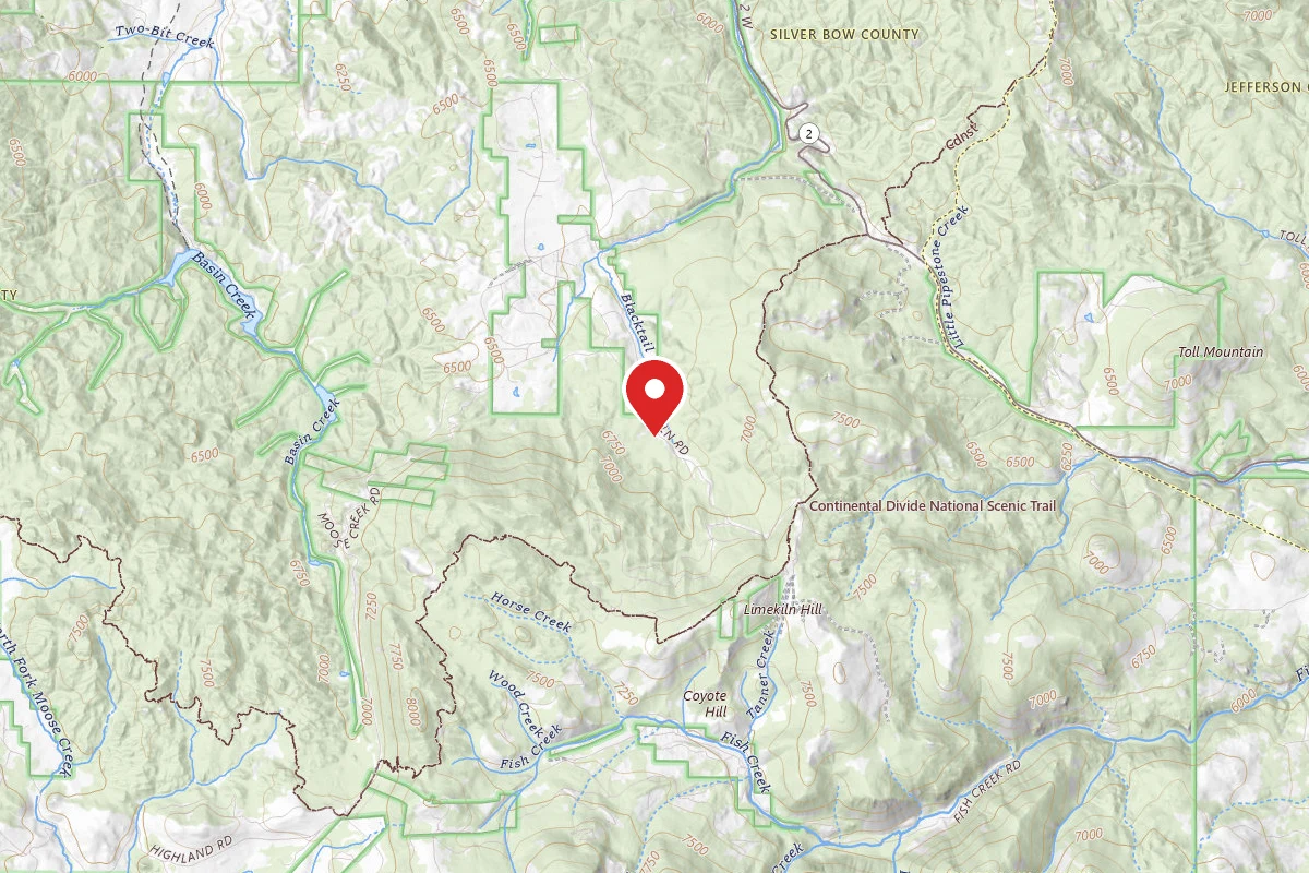 Beaverhead-Deerlodge Dispersed Campsite 10202-1