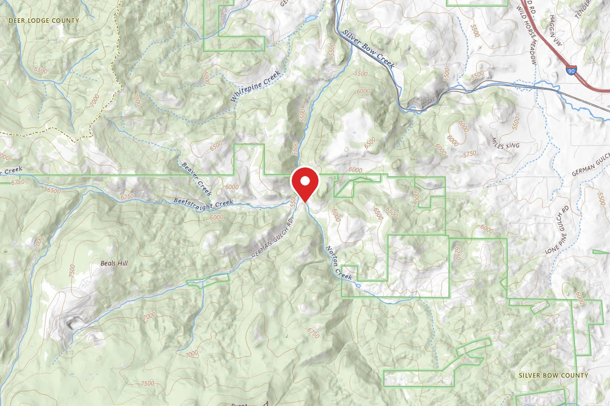 Beaverhead-Deerlodge Dispersed Campsite 8490-1