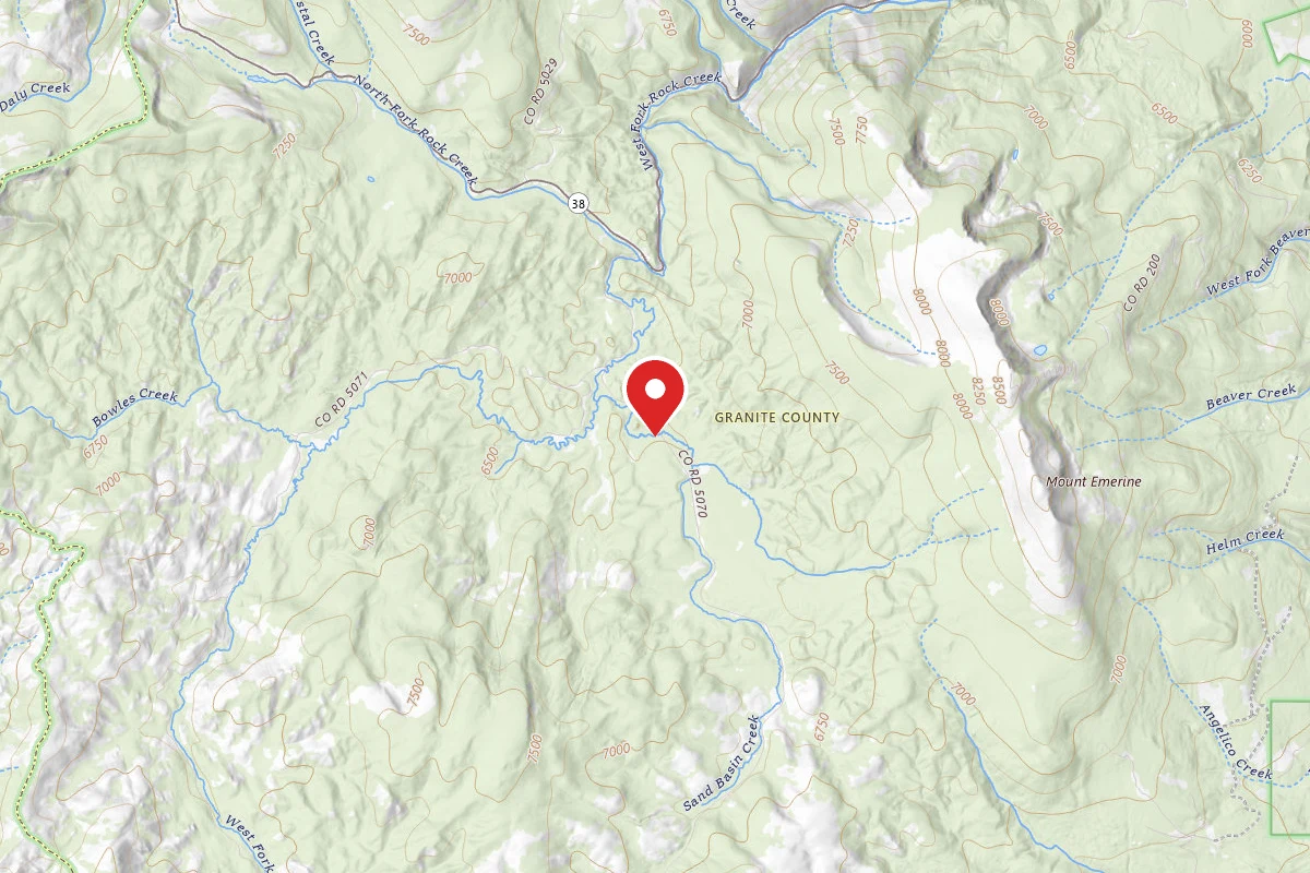 Beaverhead-Deerlodge Dispersed Campsite SAND BASIN 11B