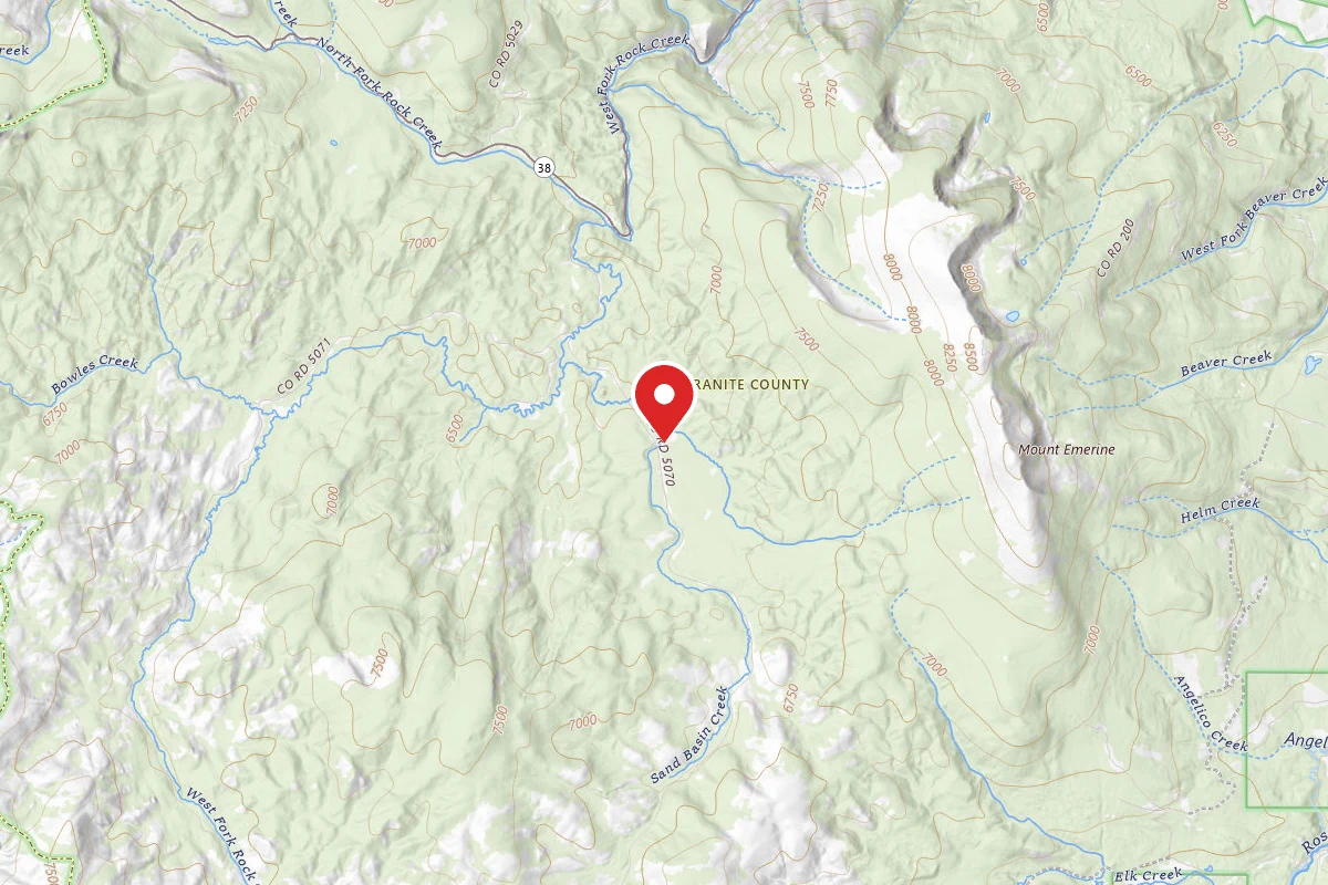 Beaverhead-Deerlodge Dispersed Campsite SAND BASIN 11C