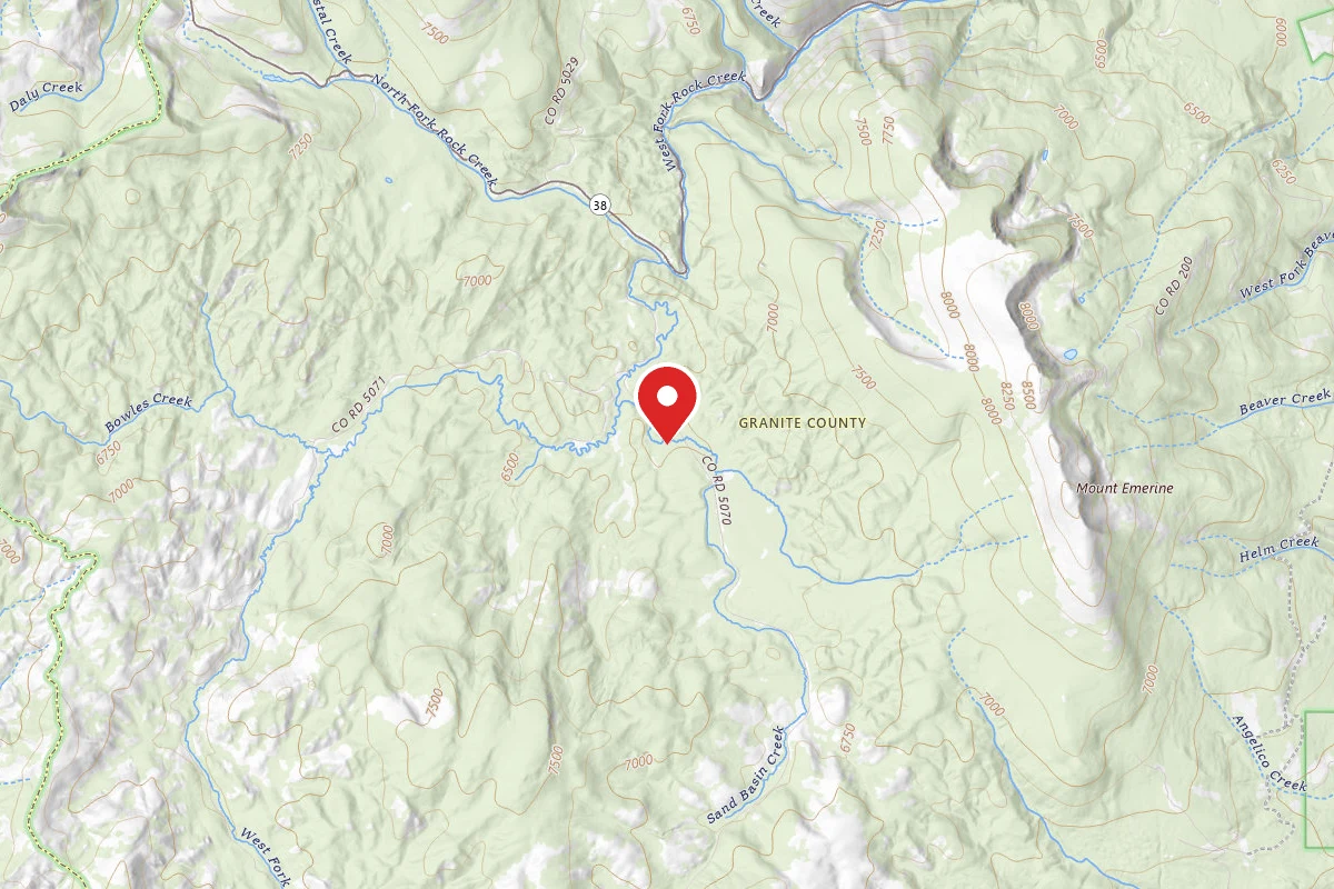 Beaverhead-Deerlodge Dispersed Campsite SAND BASIN 11C