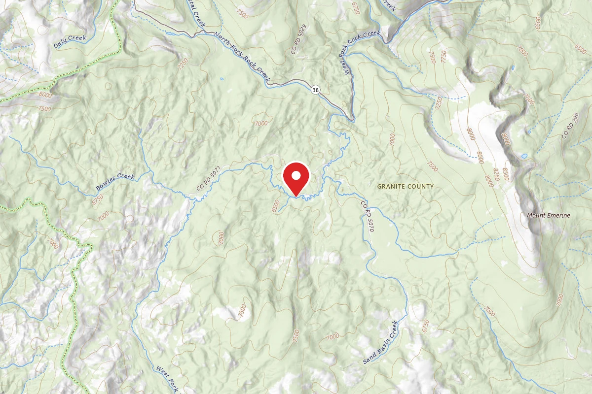 Beaverhead-Deerlodge Dispersed Campsite UPPER W FK ROCK CR 12