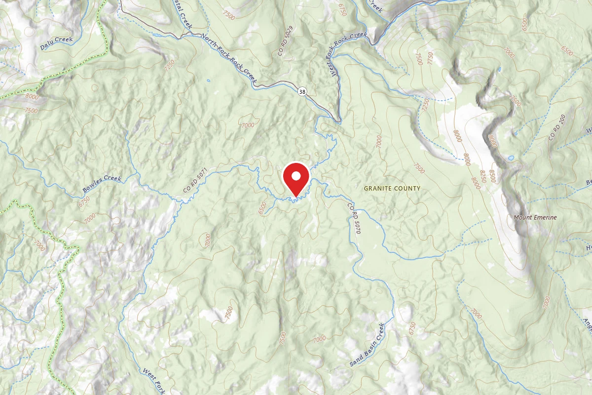 Beaverhead-Deerlodge Dispersed Campsite UPPER W FK ROCK CR 14