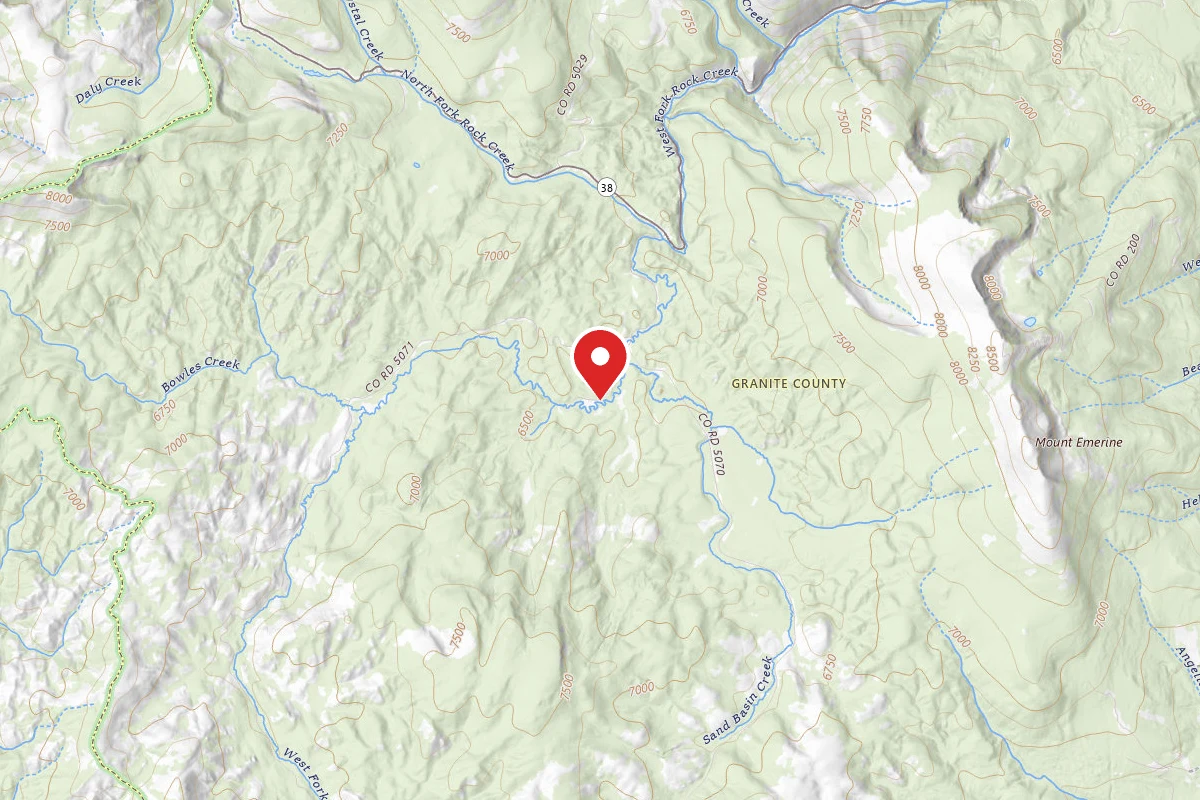 Beaverhead-Deerlodge Dispersed Campsite UPPER W FK ROCK CR 16