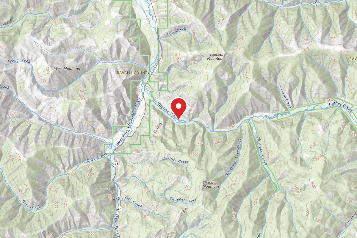 Bitterroot Dispersed Campsite HUGHESCK2C