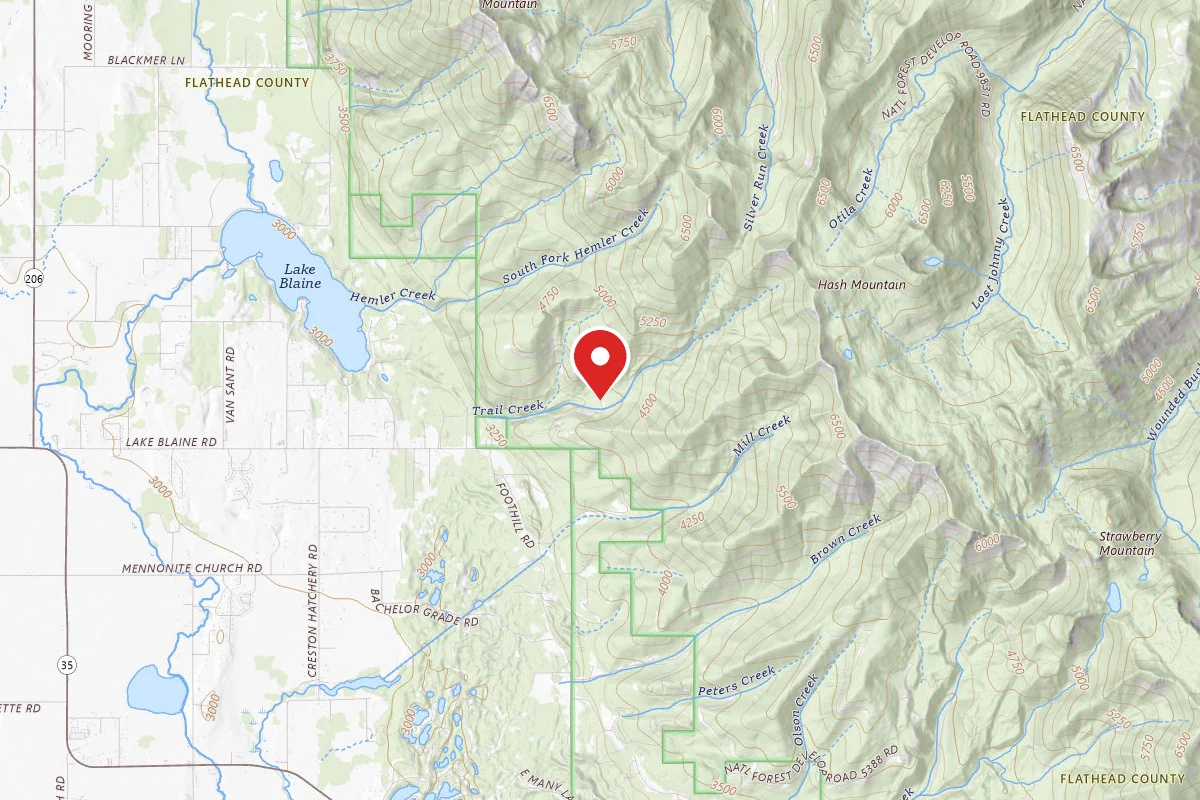 Flathead Dispersed Campsite 5385-2