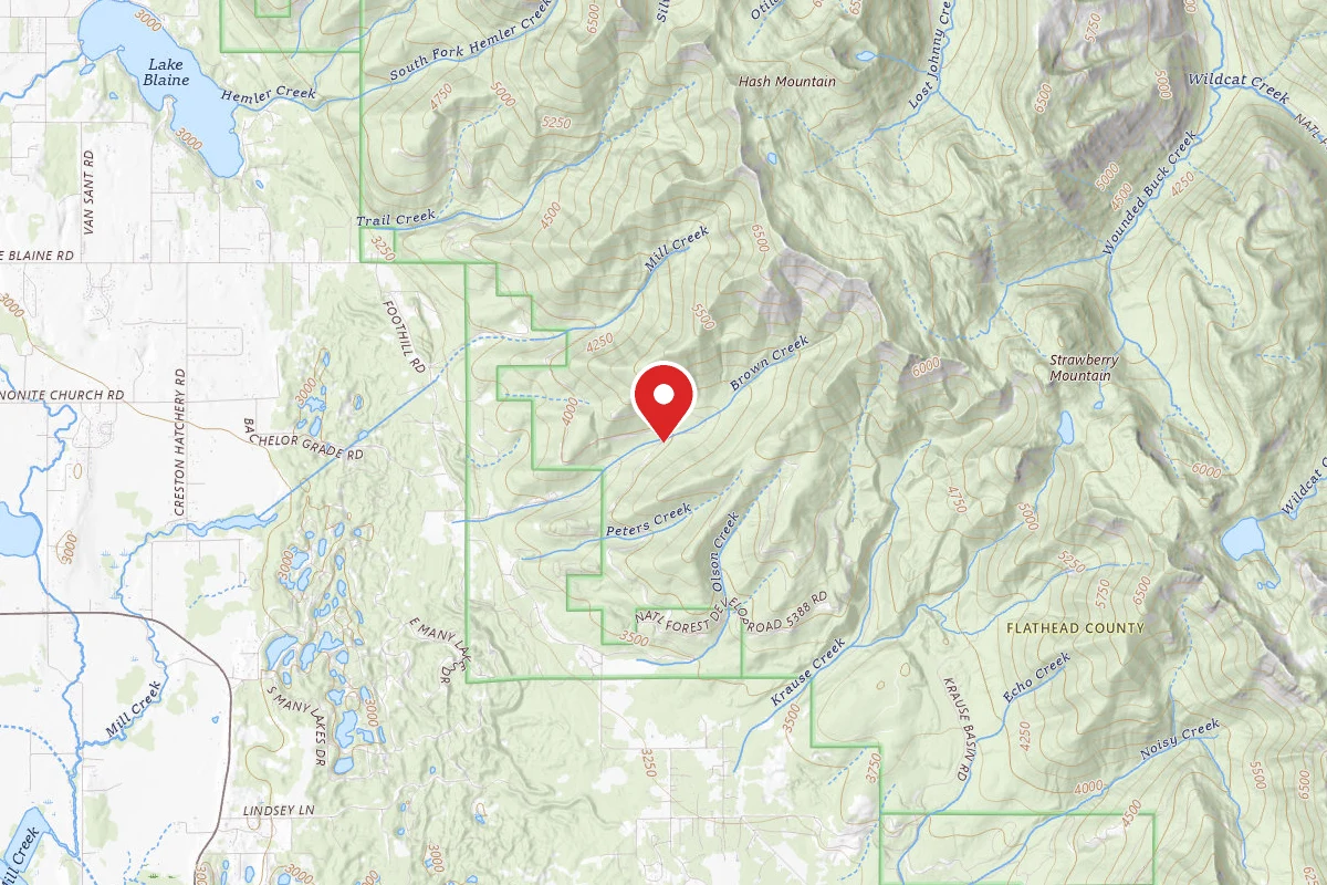 Flathead Dispersed Campsite 5385-13