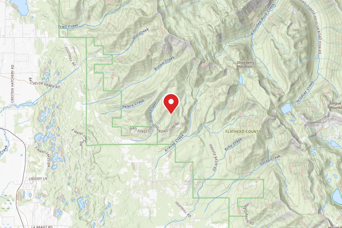 Flathead Dispersed Campsite 5385 5388 -4