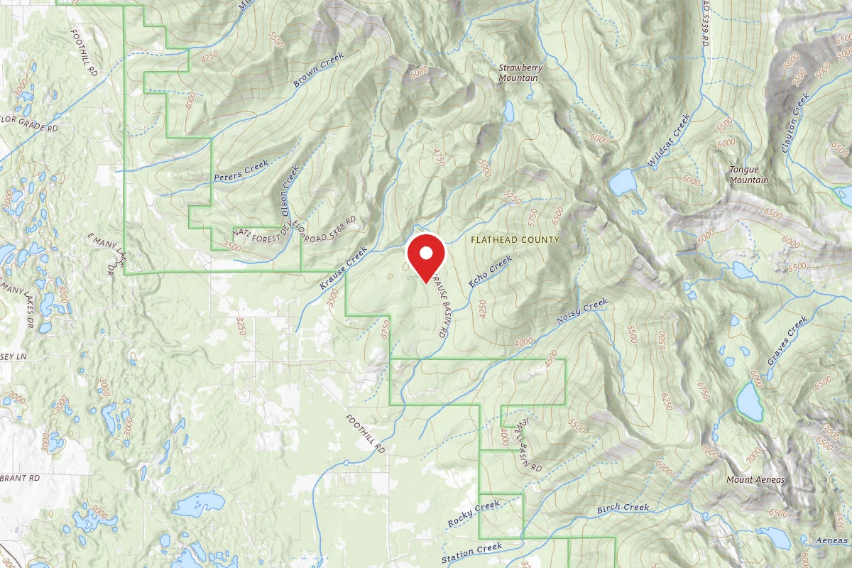 Flathead Dispersed Campsite KRAUSE -13A