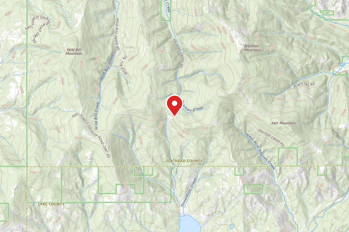 Flathead Dispersed Campsite 916-5 TRUMAN AREA