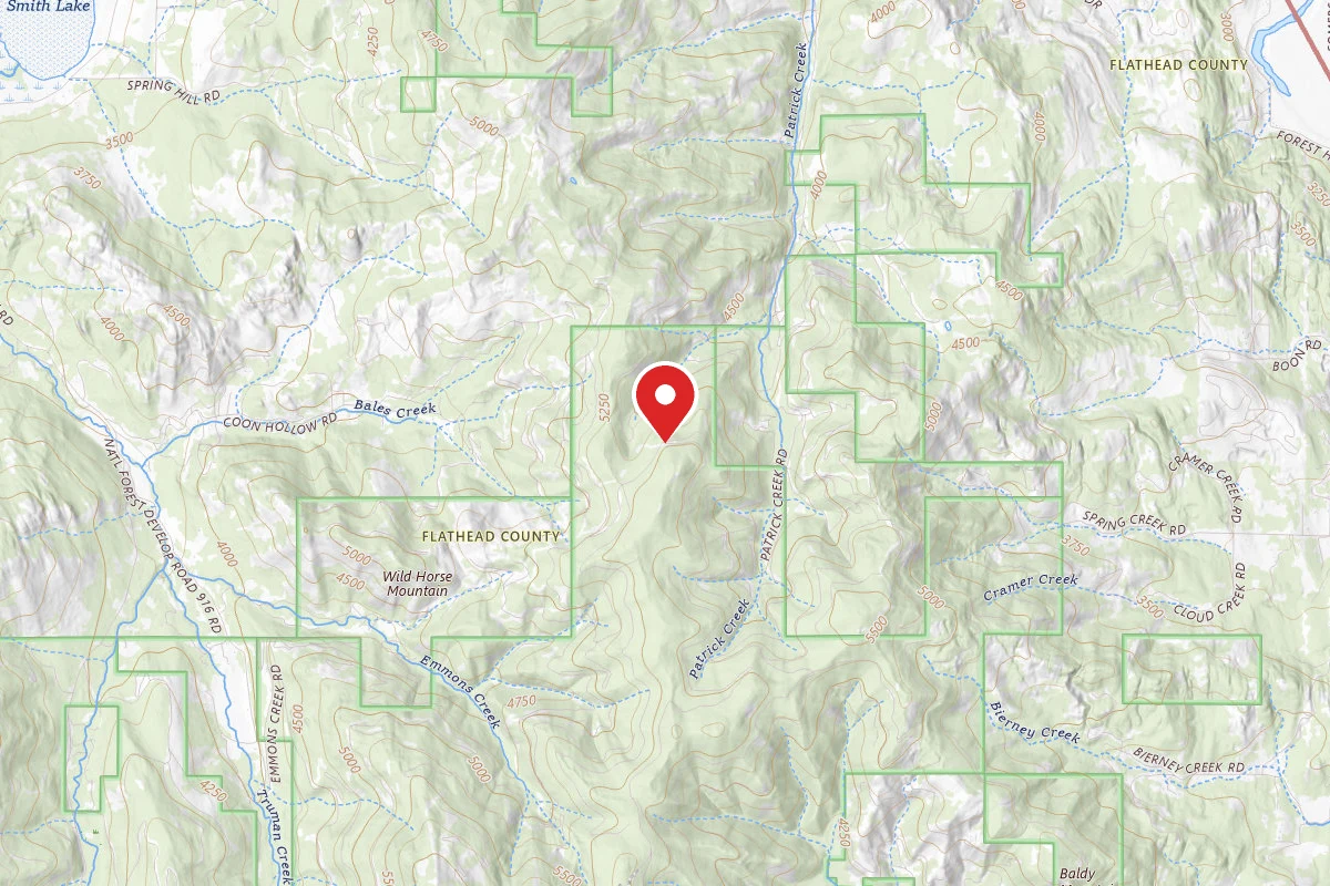 Flathead Dispersed Campsite 916 2991 -11 TRUMAN AREA