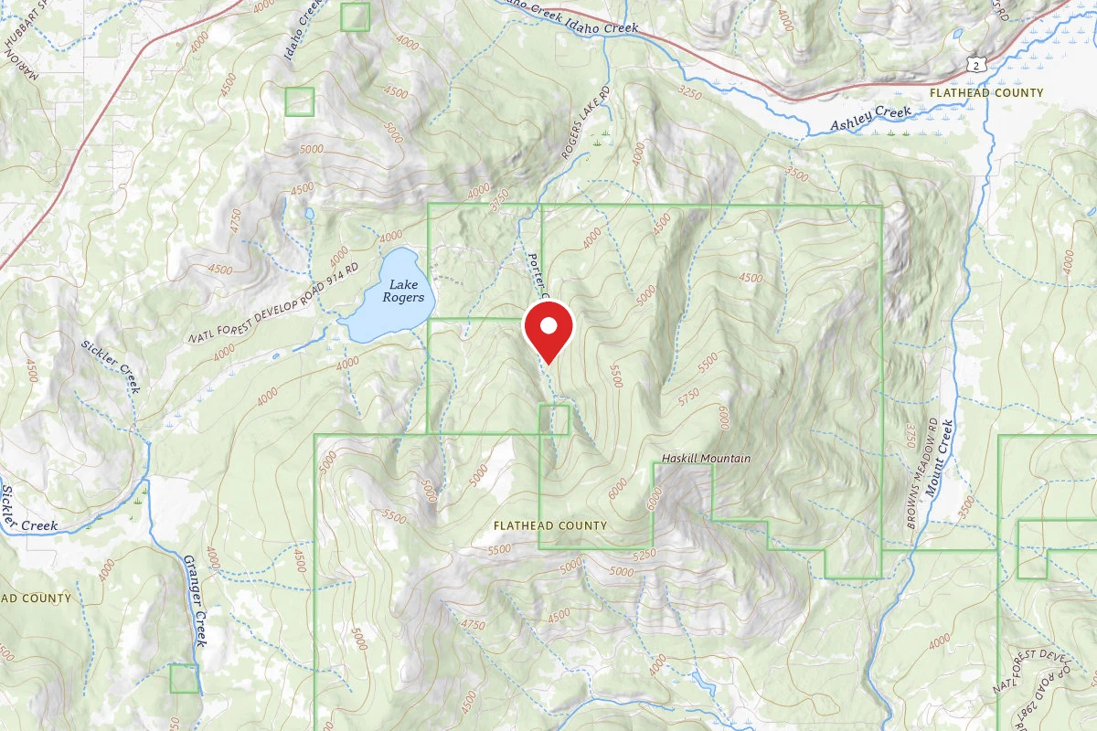 Flathead Dispersed Campsite 5373-5
