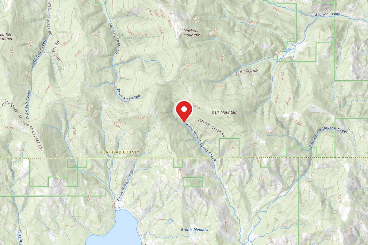 Flathead Dispersed Campsite 917-2990-2993
