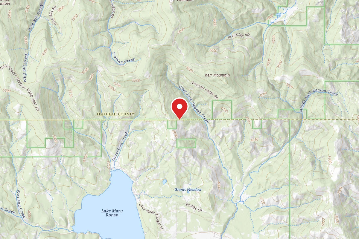 Flathead Dispersed Campsite 917- 2990 -5321-1