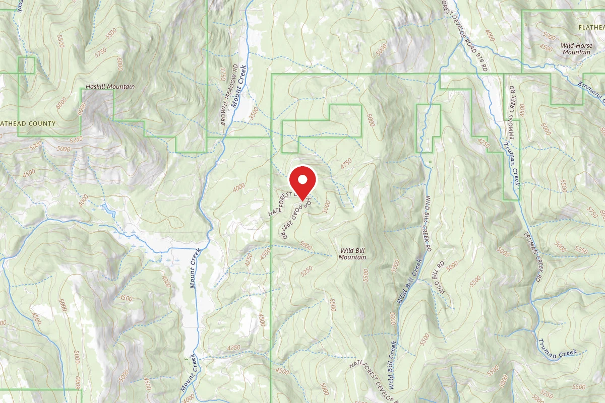 Flathead Dispersed Campsite 2987-1