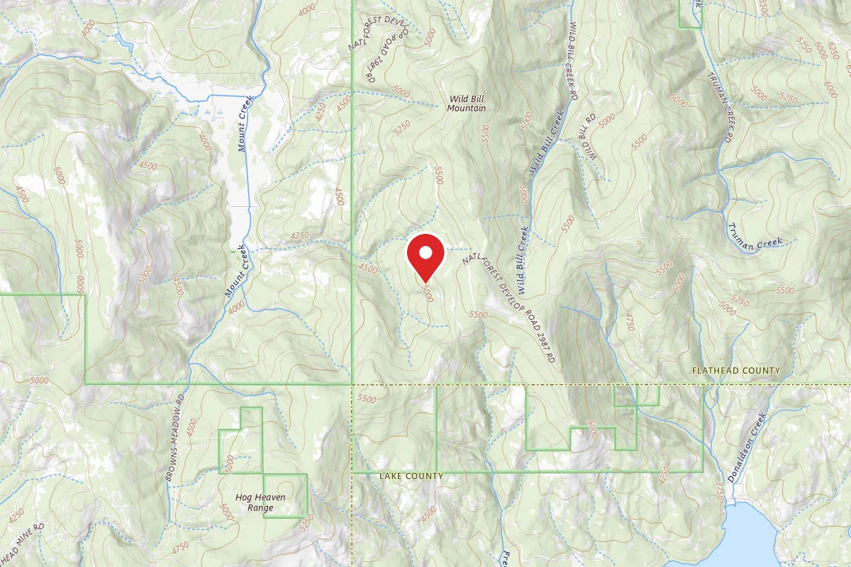 Flathead Dispersed Campsite 2987-5382-1