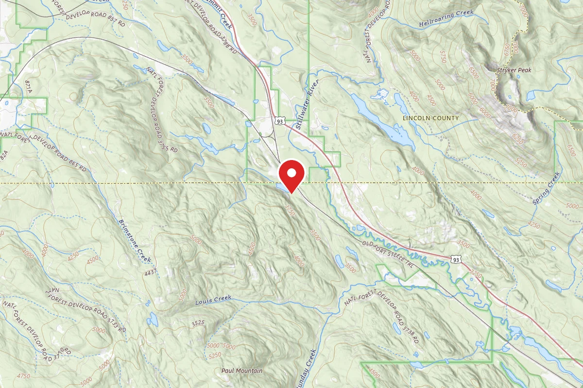 Kootenai Dispersed Campsite BLUE LAKE 1