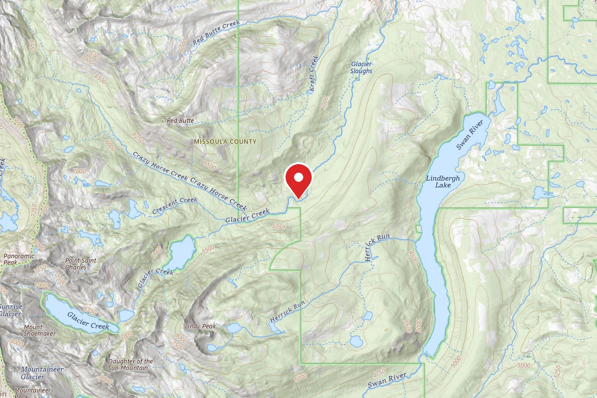 Flathead Dispersed Campsite 561-A2 GLACIER CREEK AREA